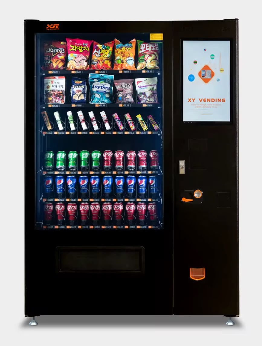 Vending machine modelo con gabinete
